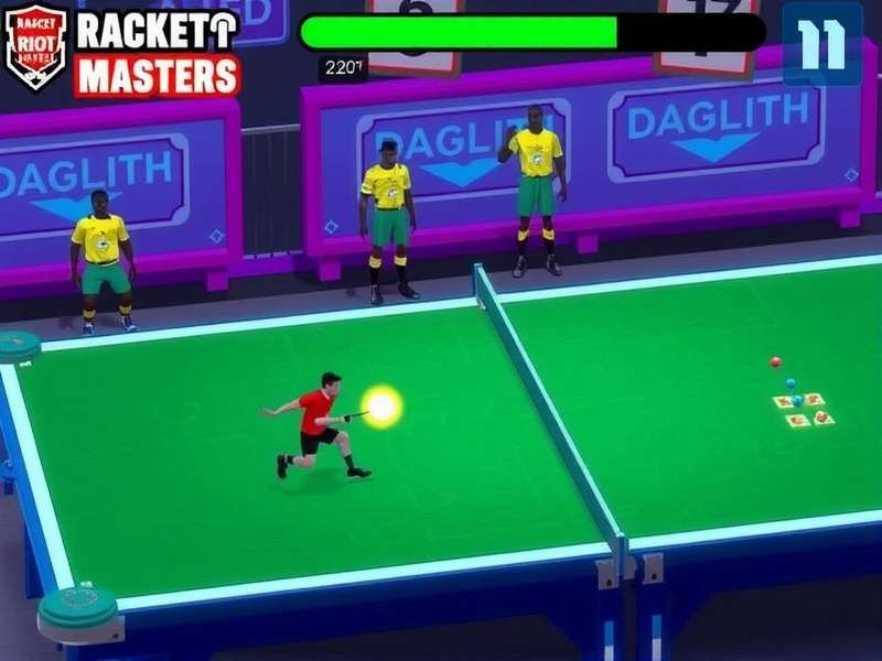 Racket Riot Masters Gameplay Screenshot