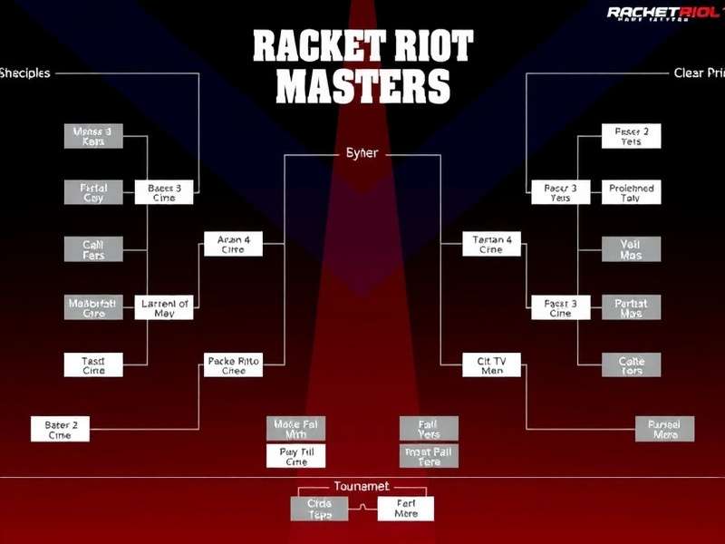 Racket Riot Masters tournament bracket